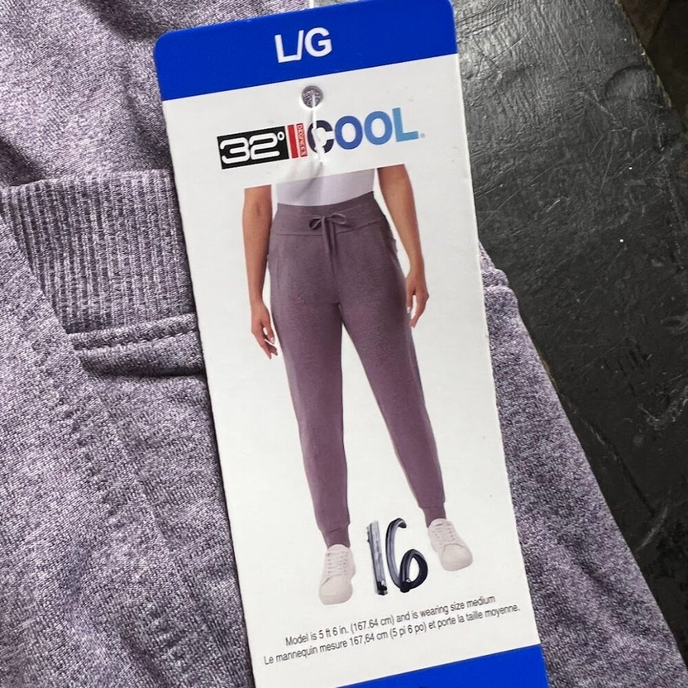 Purple Joggers -Large